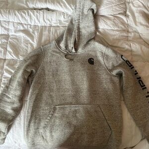 medium grey carhartt hoodie